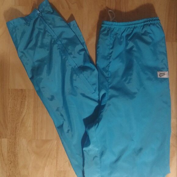 Vintage 90s Nike Logo Wind Pants Joggers - Picture 1 of 9